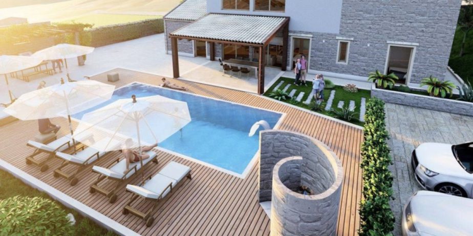 Newly built detached villa with a breathtaking view