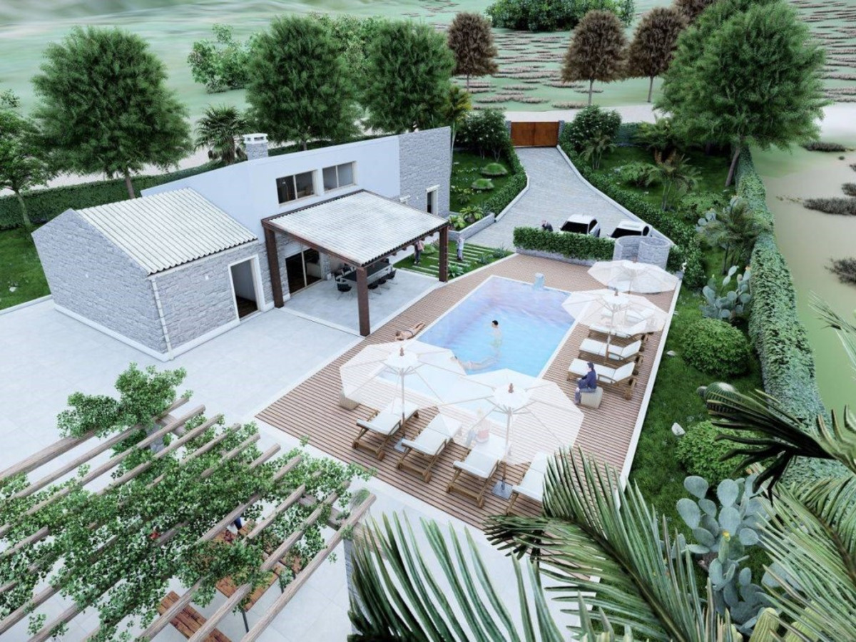 Newly built detached villa with a breathtaking view