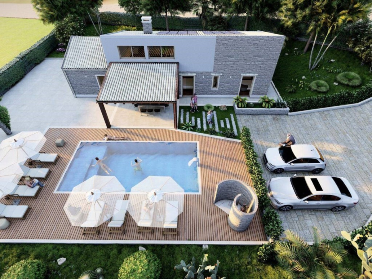 Newly built detached villa with a breathtaking view