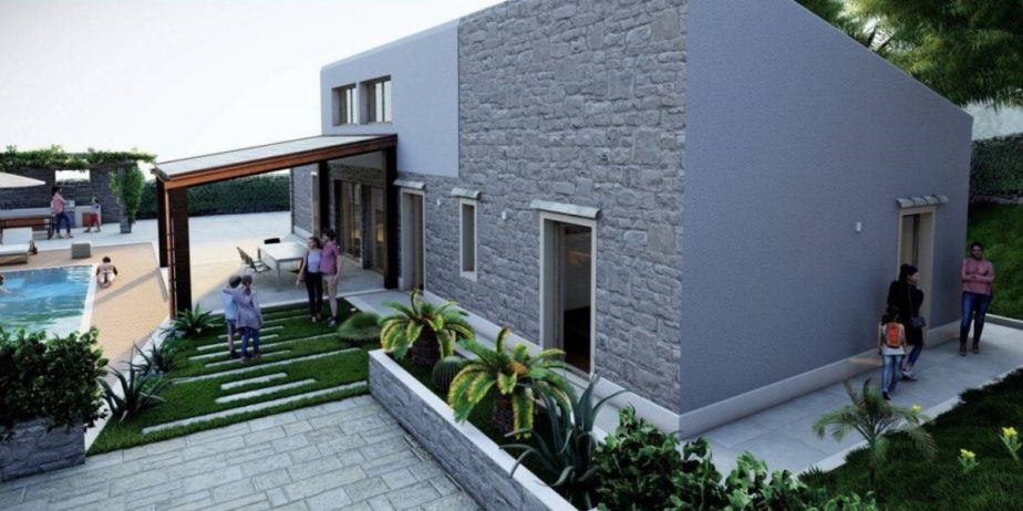 Newly built detached villa with a breathtaking view