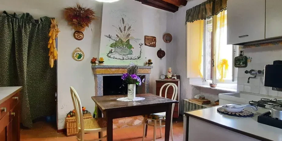 Extremely attractive house in the medieval village of Trassilico, in Gallicano.