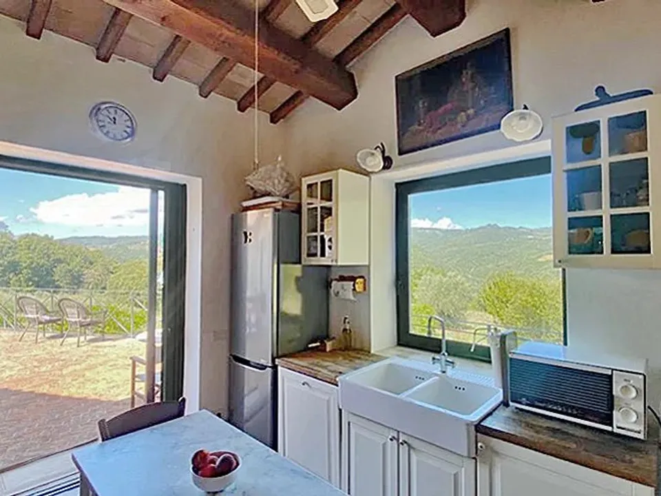 The nice house  in the countryside near  Todi for sale