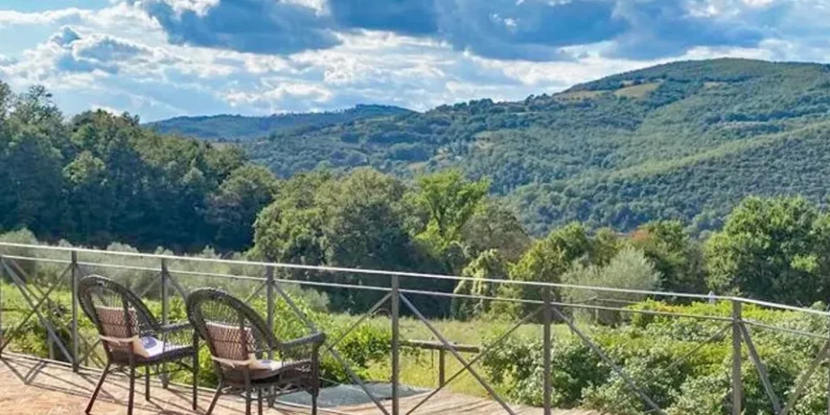 The nice house  in the countryside near  Todi for sale