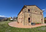 House ” Belvedere” with private land, partly buildable , for sale in Gualdo (Mc) Marche , Italy