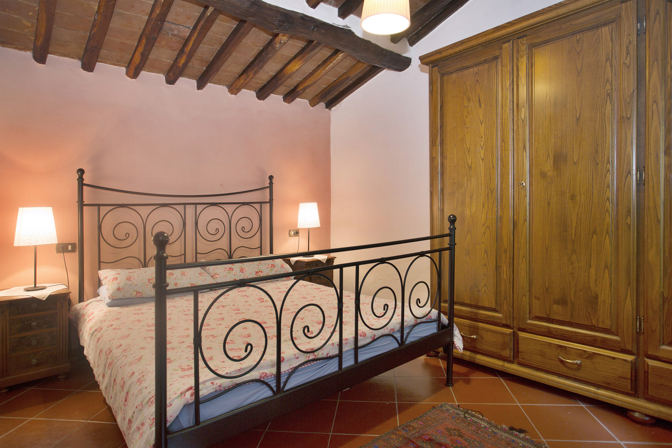 Ancient village with panoramic view of Pescaglia