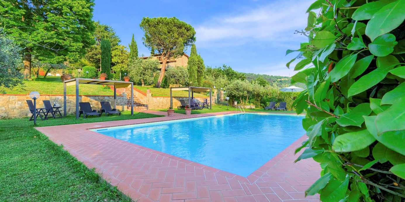 Tuscan style farmhouse with swimming pool park and outbuilding in the panoramic Reggello area