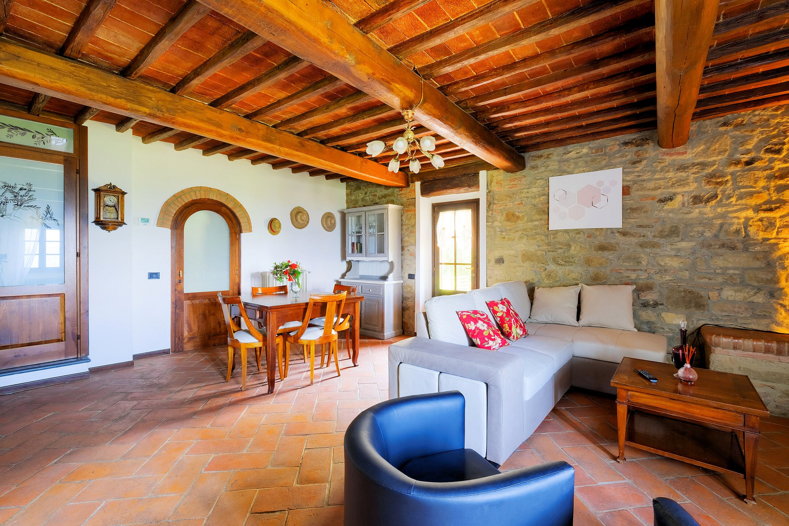 Tuscan style farmhouse with swimming pool park and outbuilding in the panoramic Reggello area