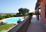 Prestigious villa in a splendid hilly position in Potenza Picena with sea view, olive grove, swimming pool and dependence.