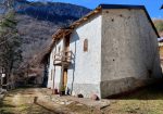 Typical mountain farmhouse with large land