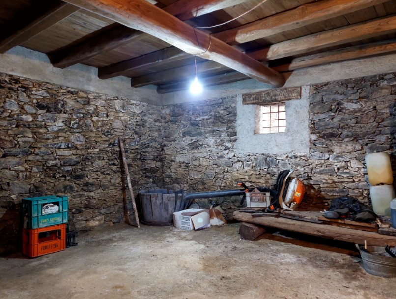 Typical mountain farmhouse with large land