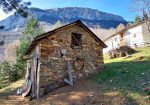 Typical mountain farmhouse with large land