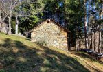 Typical mountain farmhouse with large land