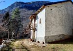 Typical mountain farmhouse with large land