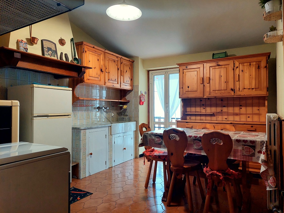 Apartment with land in an alpine village