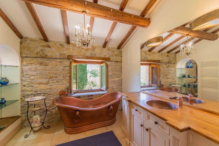 Luxury Restored Stone Farmhouse in Tuscany on 27 acres