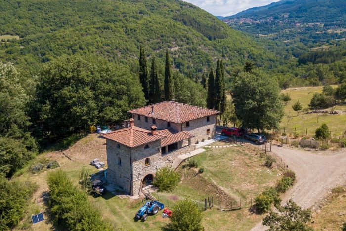 Luxury Restored Stone Farmhouse in Tuscany on 27 acres