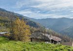 Detached house with land and stone farmhouse.