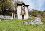 Detached house with land and stone farmhouse.