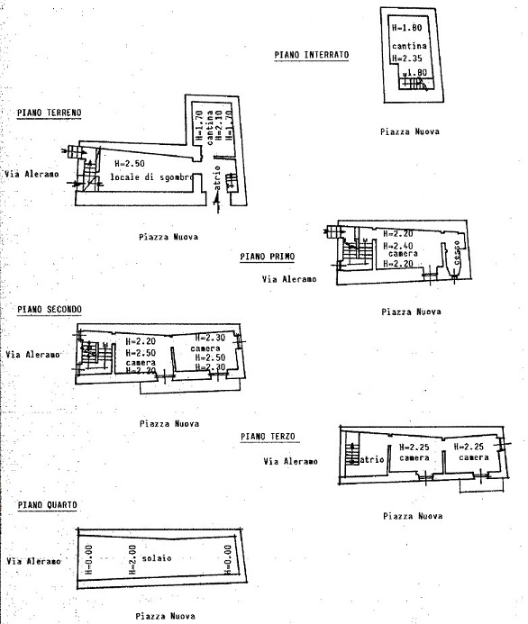 House free on three sides with warehouse and cellars.