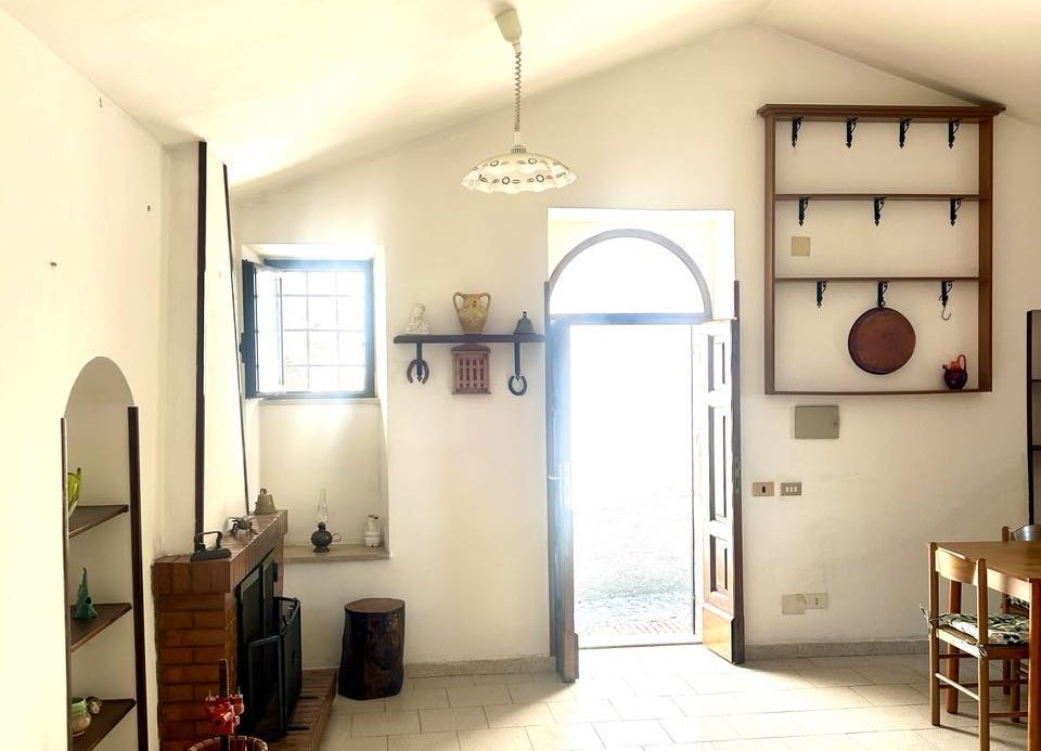 Beautiful stone house for sale in Veroli, Lazio region. Two homes for the price of one, renovated and partially furnished.