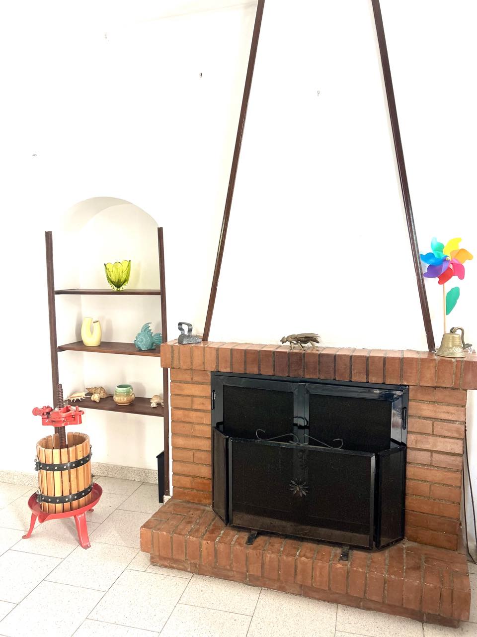 Beautiful stone house for sale in Veroli, Lazio region. Two homes for the price of one, renovated and partially furnished.
