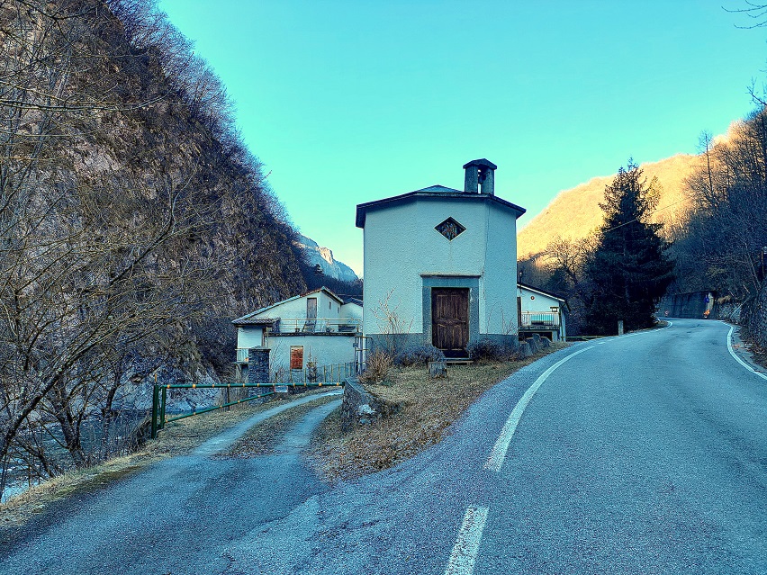 Small village with little church