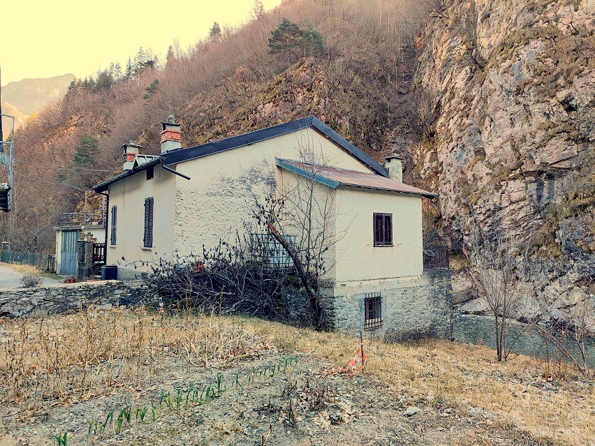 Small village with little church