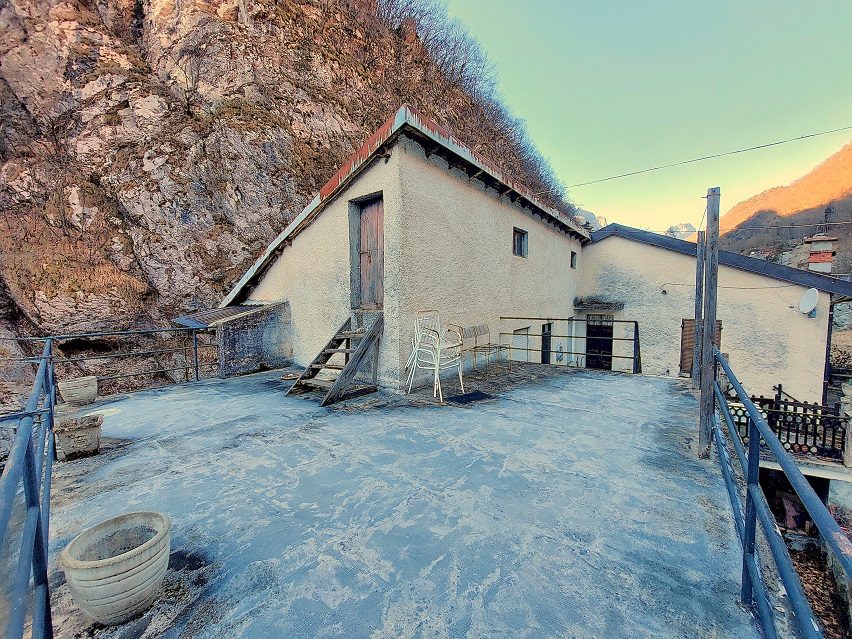 Small village with little church