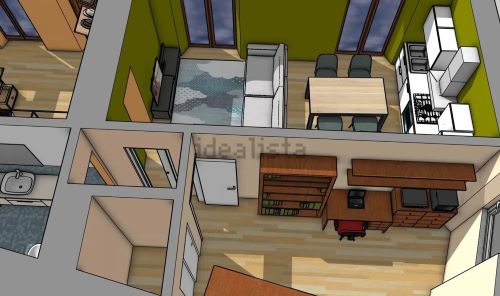 Rustic house with approved renovation project into three apartments in Cogorno, Lavagna