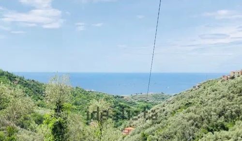 Rustic house with approved renovation project into three apartments in Cogorno, Lavagna