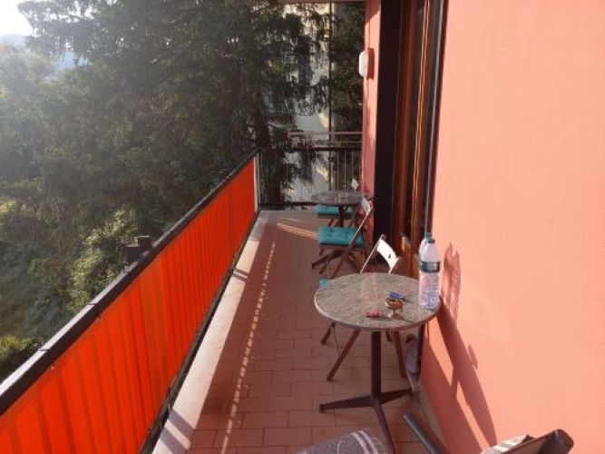 Penthouse with sea views of the Gulf of Rapallo, a stone’s throw from the marina and beaches in Rapallo, Via Vespucci