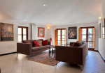 Restored town house with guest apartment and church views