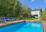 Fully renovated detached house with swimming pool, 9,000 sqm of garden