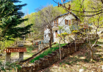 Detached villa with surrounding land.