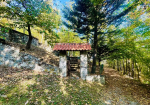 Detached villa with surrounding land.