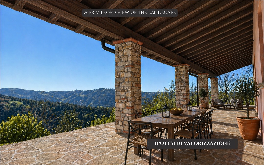 Panoramic Villa in Monferrato with Over 2 Hectares of Private Land – Rare Opportunity to Complete and Customize