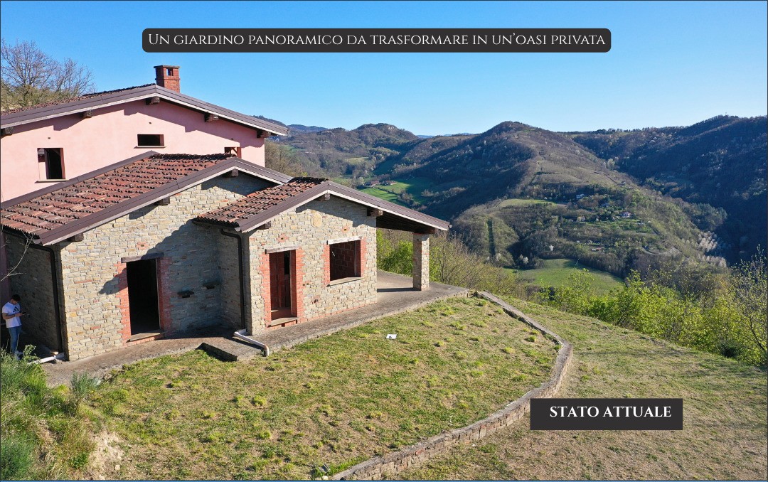 Panoramic Villa in Monferrato with Over 2 Hectares of Private Land – Rare Opportunity to Complete and Customize