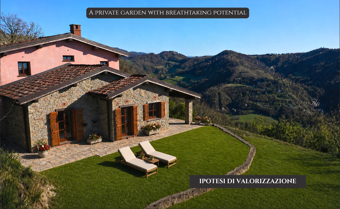 Panoramic Villa in Monferrato with Over 2 Hectares of Private Land – Rare Opportunity to Complete and Customize