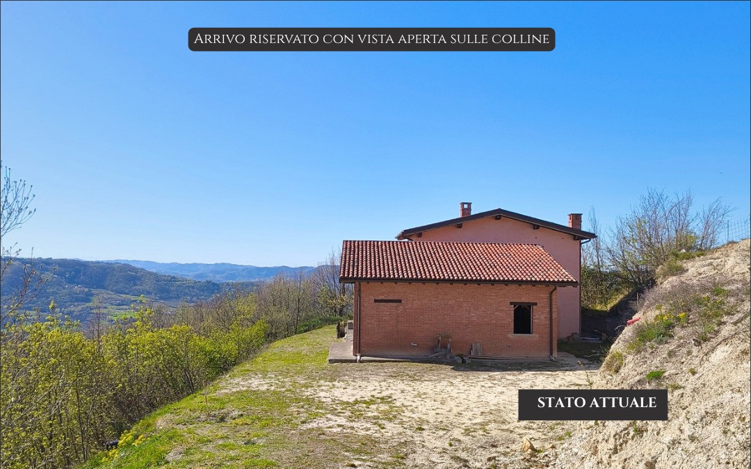 Panoramic Villa in Monferrato with Over 2 Hectares of Private Land – Rare Opportunity to Complete and Customize