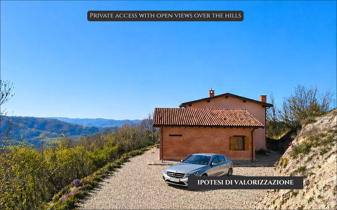Panoramic Villa in Monferrato with Over 2 Hectares of Private Land – Rare Opportunity to Complete and Customize