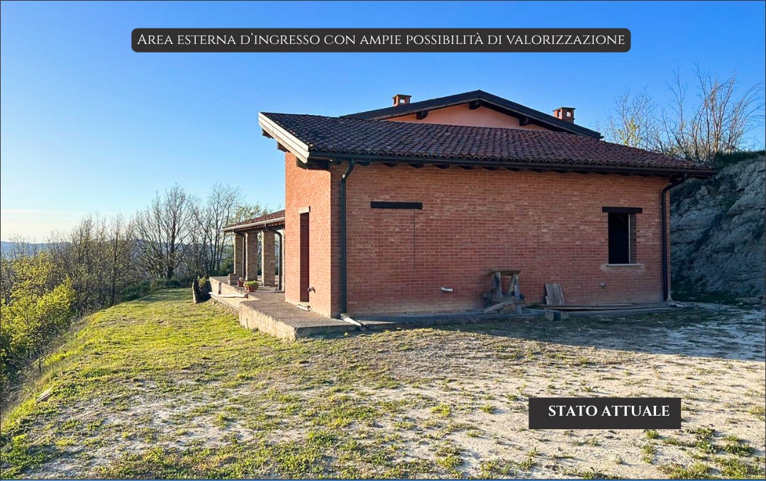 Panoramic Villa in Monferrato with Over 2 Hectares of Private Land – Rare Opportunity to Complete and Customize