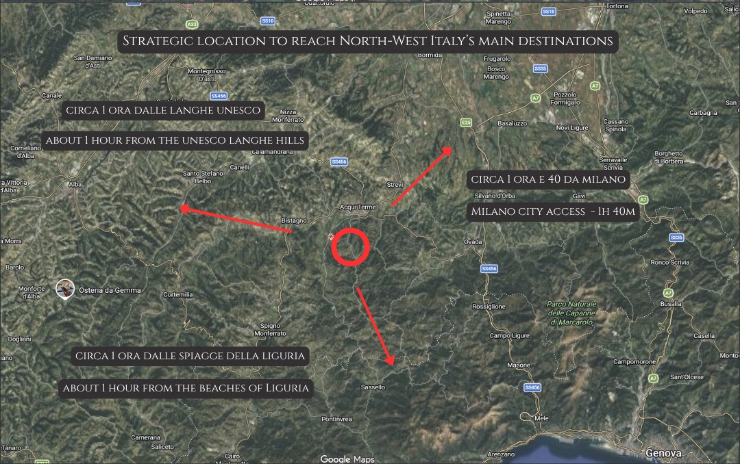 Panoramic Villa in Monferrato with Over 2 Hectares of Private Land – Rare Opportunity to Complete and Customize