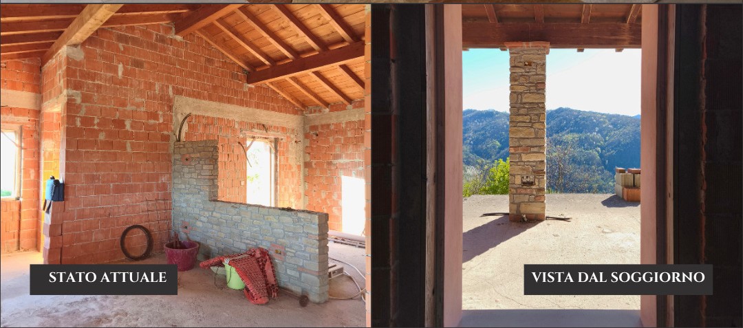 Panoramic Villa in Monferrato with Over 2 Hectares of Private Land – Rare Opportunity to Complete and Customize