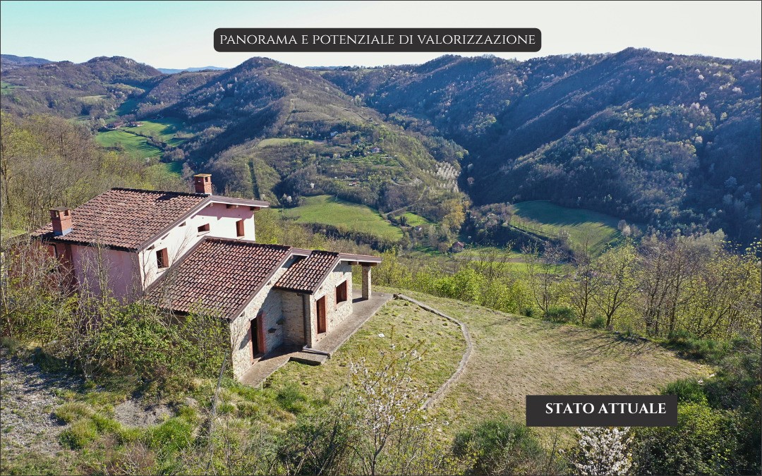 Panoramic Villa in Monferrato with Over 2 Hectares of Private Land – Rare Opportunity to Complete and Customize