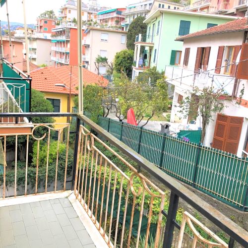 Apartment near the sea with terrace for sale in Rapallo in the Liguria region, Italy