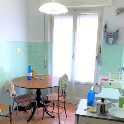 Apartment near the sea with terrace for sale in Rapallo in the Liguria region, Italy