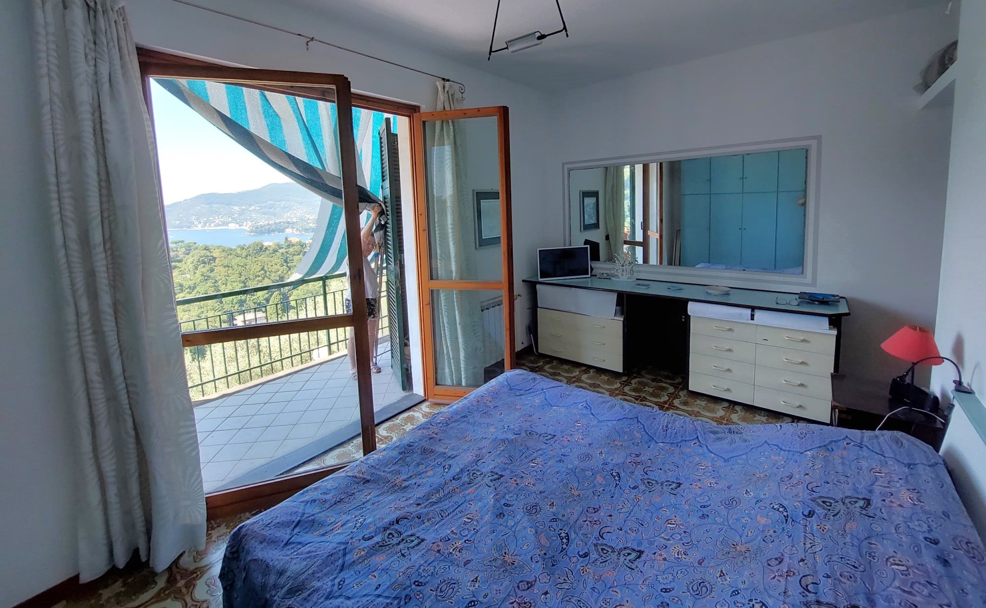 Apartment  with seaview with garden and terrace for sale in Rapallo in the Liguria region, Italy