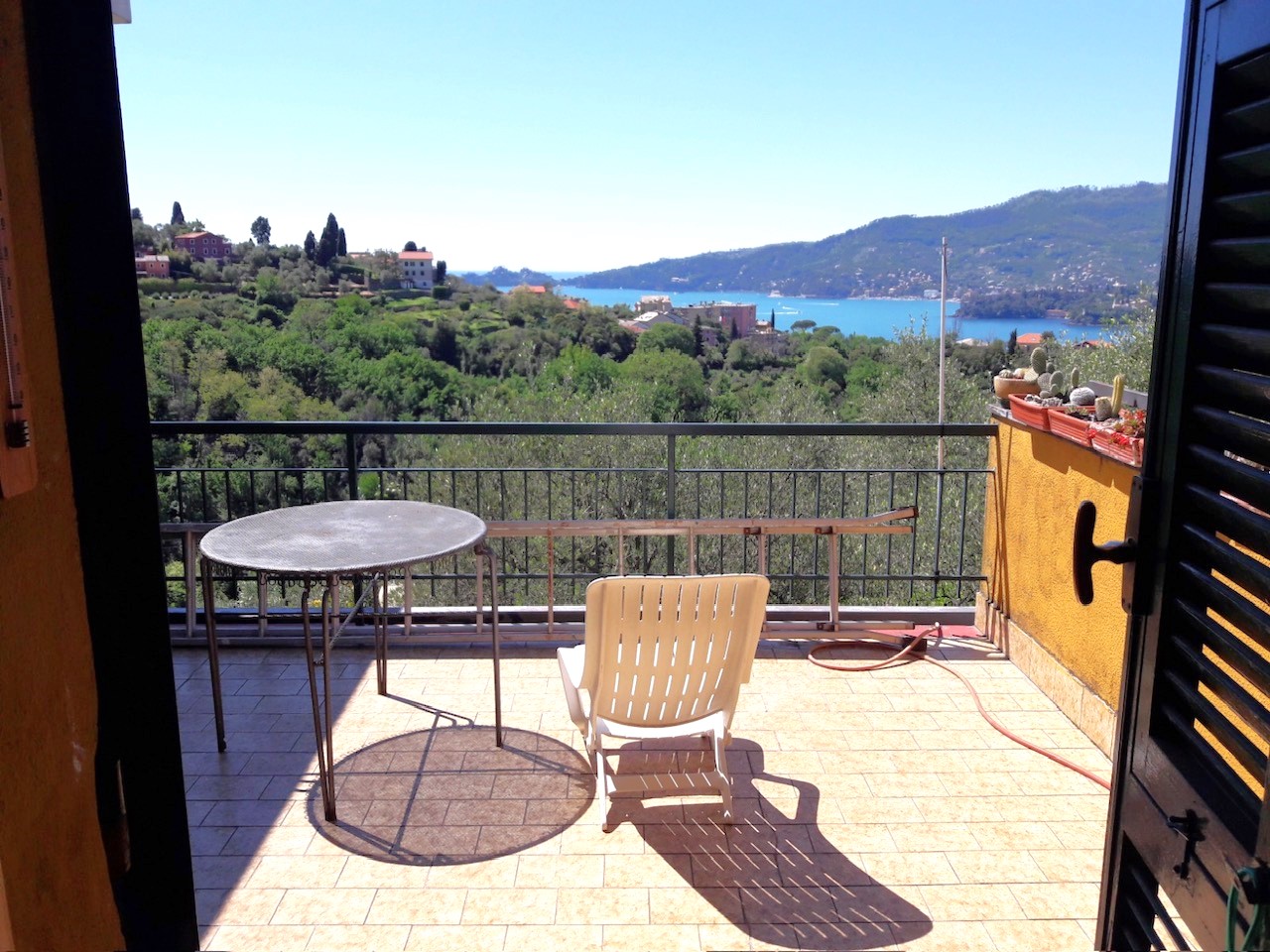 Apartment  with seaview with garden and terrace for sale in Rapallo in the Liguria region, Italy
