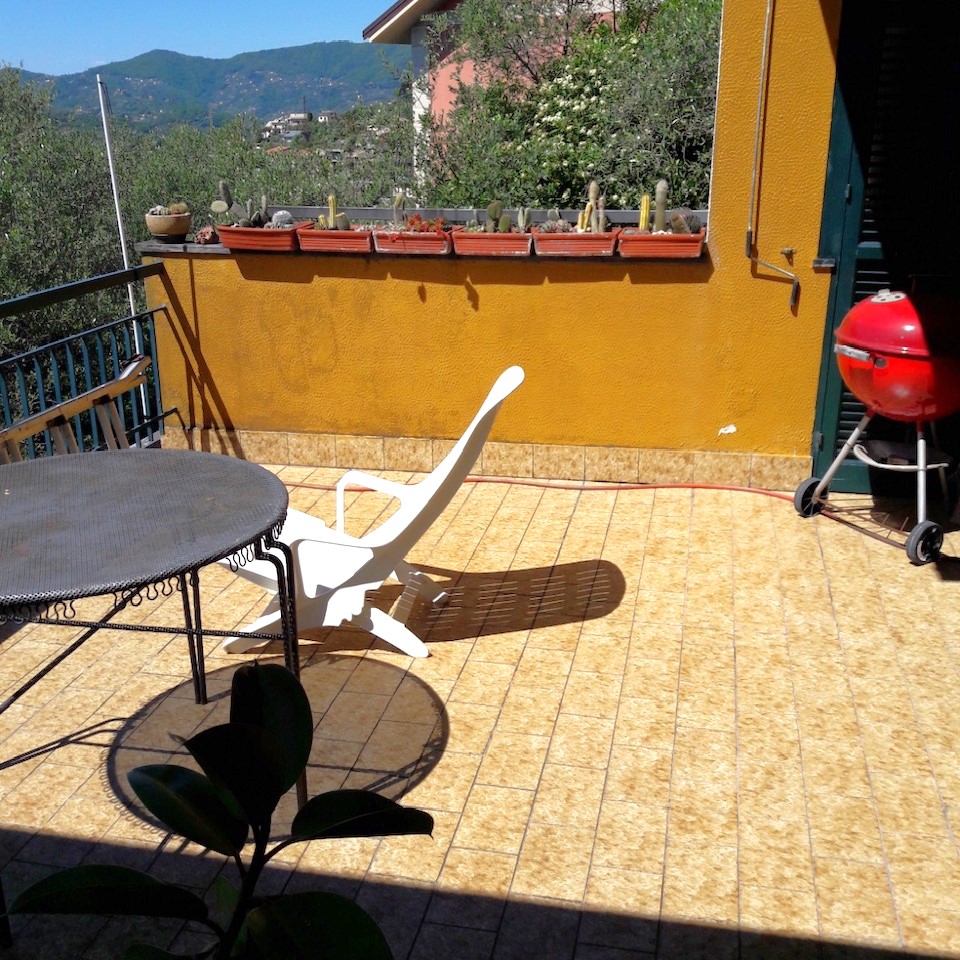 Apartment  with seaview with garden and terrace for sale in Rapallo in the Liguria region, Italy