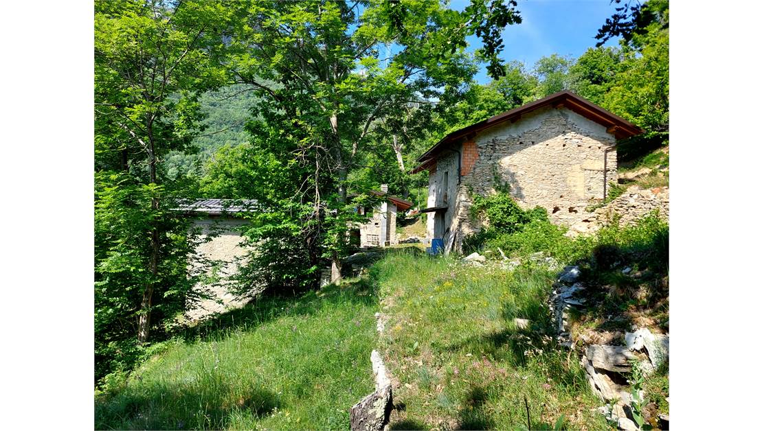 Three rustic stone house sourraunding by 7500 sqm of private land